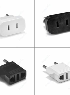 Convertidor de corriente para enchufe europeo, cargador de v