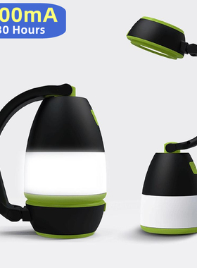3 in1 multi-fun??o led luzes de acampamento usb recarregáve