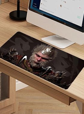 Para mito preto wukong legal mousepad base de borracha antid