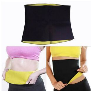 Mulheres cintura trainer cinto de neoprene sauna suor corpo