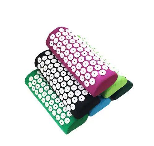 Acupressure Mat Head Neck Back Foot Massage Cushion With Pil