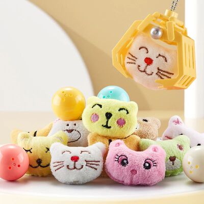 Máquina de garras eléctrica DIY para ni?os, Mini mu?eca de