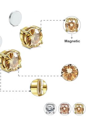 Pendientes magnéticos de acupuntura para pérdida de peso,