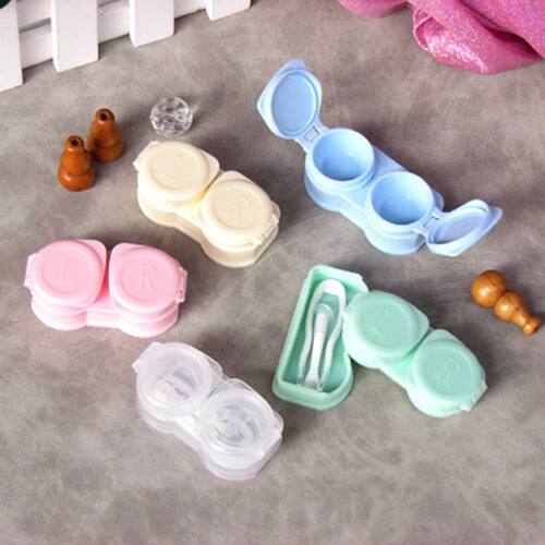 Macaron Press Estojo para lentes de contato Flip Double Cont