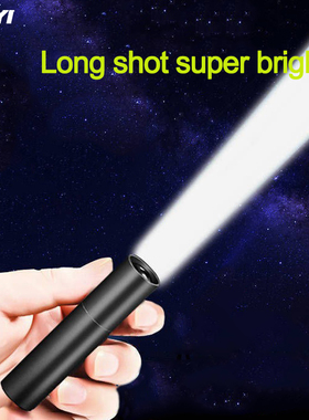 USB recarregável mini lanterna com constru??o em 14500 bate