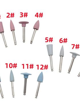 Cabezales de pulido de silicona Dental, pulidor de dientes p