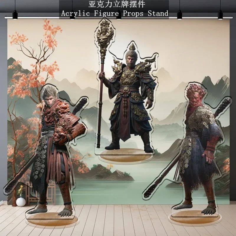 Jogo Anime Preto Mito: Wukong, Decora??o Acrílica, Modelo S