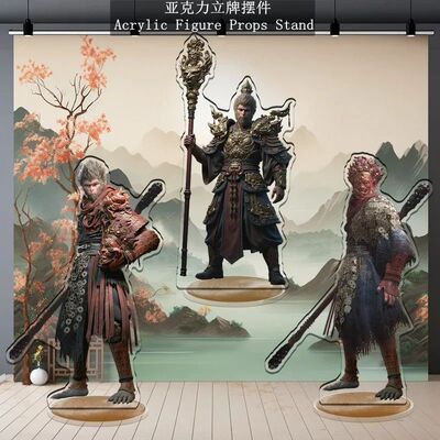 Jogo Anime Preto Mito: Wukong, Decora??o Acrílica, Modelo S