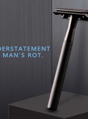 Maquinilla de afeitar de doble filo para hombre, afeitadora