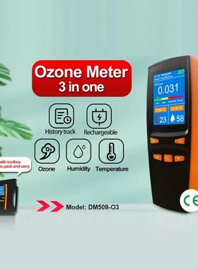 Analizador de ozono portátil multifuncional O3, Detector de