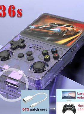 Consola de juegos portátil R36s, sistema Linux de código a