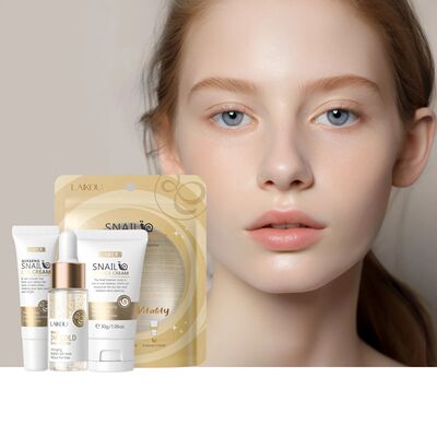 3pcs Snail Collagen Anti-aging Set Hyaluronic Acid Anti-Wrin