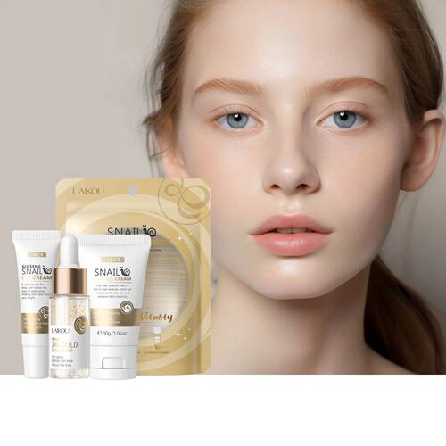 3pcs Snail Collagen Anti-aging Set Hyaluronic Acid Anti-Wrin