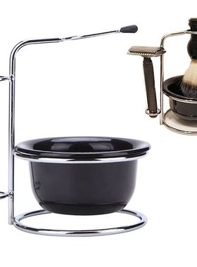 Cuenco de afeitado duradero para hombre, soporte para taza,