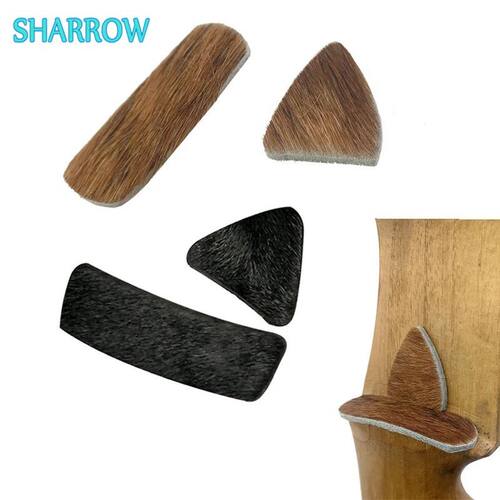 Arco recurvo de piel Natural autoadhesivo, accesorios de tir
