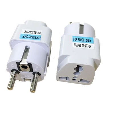 Adaptador de enchufe de conversión Universal europeo, alem
