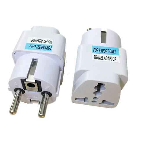 Adaptador de enchufe de conversión Universal europeo, alem