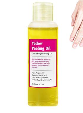 Aceite exfoliante amarillo, Aceite hidratante para limpieza,