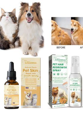 Tratamento líquido para perda de cabelo de gato, tratamento