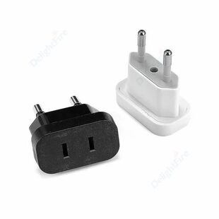 Adaptador de enchufe de alimentación de ee. Uu. A europa, c