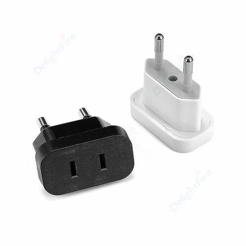 Adaptador de enchufe de alimentación de ee. Uu. A europa, c
