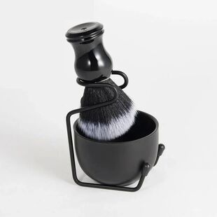 Juego de brochas de afeitar para hombres, tazón de Espuma F