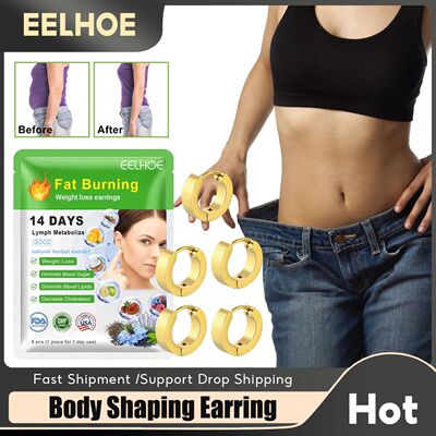 Eelhoe-pendientes magnéticos para pérdida de peso, aretes