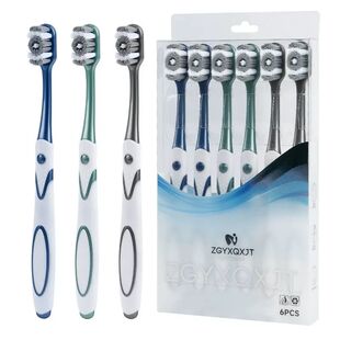 360 Toothbrush Bristle Mens Hard Clean Mouth Whole Medium