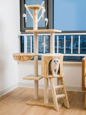 Cat Climbing Frame Integrated Nest Tree Tower Brinquedo de s