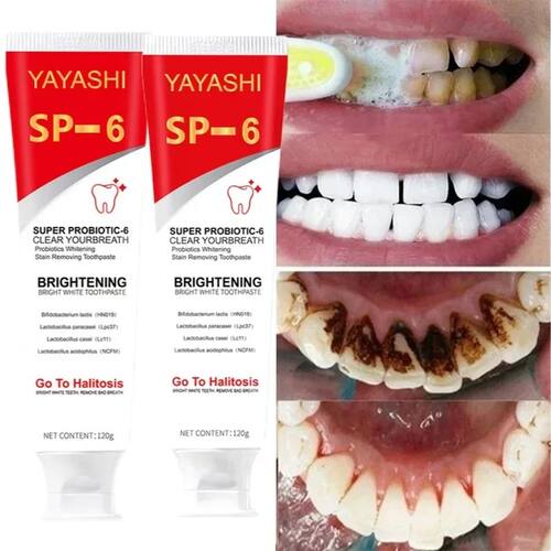 Creme dental para higiene oral, Creme dental probiótico par