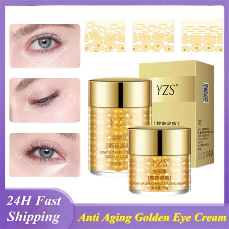 30/60g Olho Dourado Creme Anti Rugas Apertar Fade Eye Bolsas