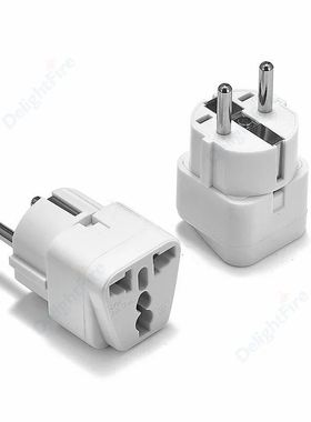 Adaptador de enchufe de la UE, convertidor de corriente de v