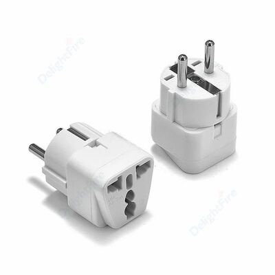 Adaptador de enchufe de la UE, convertidor de corriente de v
