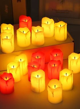 1 p?s led eletr?nico preto núcleo simula??o lágrimas vela