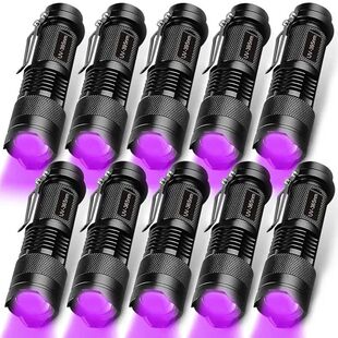 Linternas de luz negra UV, Mini linterna portátil de mano c
