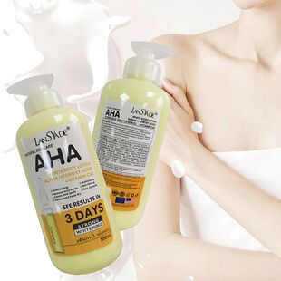 500ml aha clareamento creme corporal alfa ácidos hidroxicos