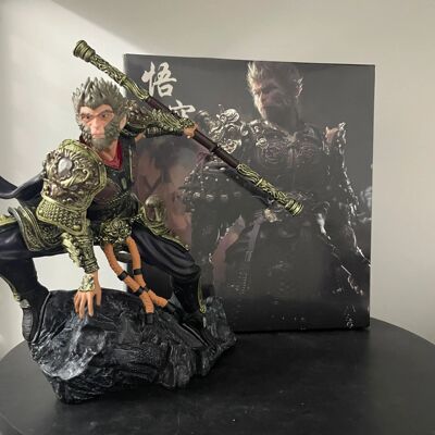 Figura Anime Wukong Mito Preto, Mostrador de Modelo Gaming C