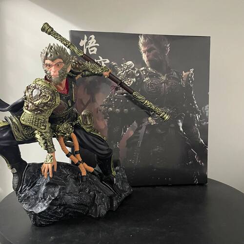 Figura Anime Wukong Mito Preto, Mostrador de Modelo Gaming C