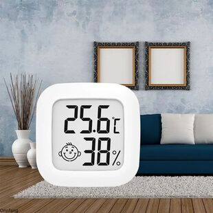 Thermometer Digital LCD Tempe Indoor Outdoor Hygrometer Mini