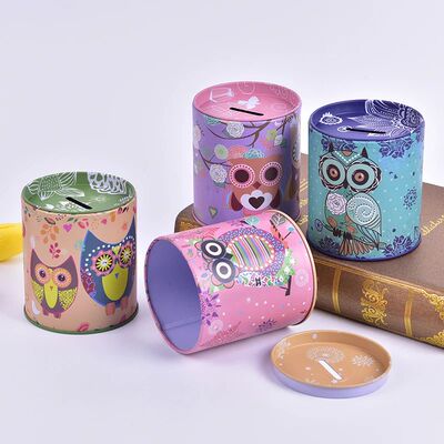 Cofrinho de coruja vintage, infantil, decora??o para casa, p