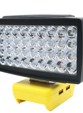 Luz de trabalho do carro LED para DeWalt, lanterna, tocha el
