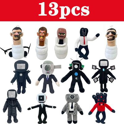 13style Skibidi Toilet Plush Toys Speakerman Plush Camara Ca