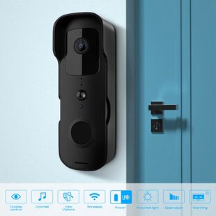 Tuya Smart-Campainha de Vídeo Sem Fio, Impermeável, Vis?o