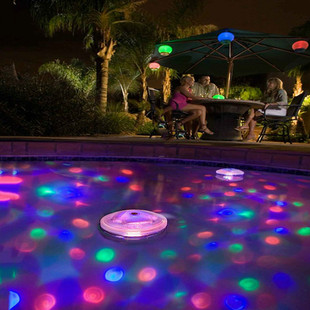 Fuente de luz Led subacuática para acuario, lámpara flotan