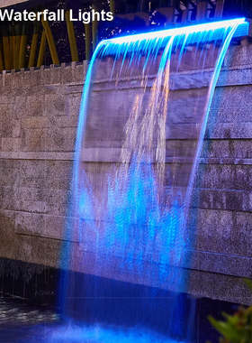 Fuente colgante de pared decorativa para exteriores, rociado