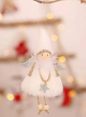 Decora??es De Natal Pelúcia Anjo Pingente Criativo Cute Gir