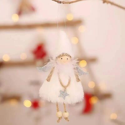 Decora??es De Natal Pelúcia Anjo Pingente Criativo Cute Gir