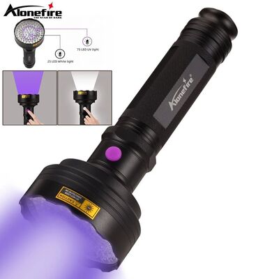 Linterna de iluminación UV y blanca para mascotas, Detector