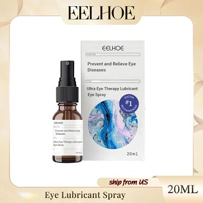 Eelhoe Eye Care Spray Lubrificante, Aliviar a Fadiga Ocular,