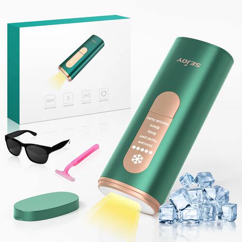 Sejoy Portable IPL Laser Epilator 5 Modes - Painless, Perman